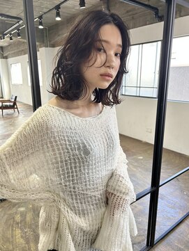 ニール 名古屋 伏見 丸の内(NEELU) 【Neelu_tomoya】柔らか大人ミディアムボブ