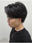 メンズフェザーパーマニュアンスパーマリバースパーマ