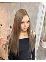 ガルボヘアー 心斎橋店(garbohair) プルエクステ10代20代グレージュミルクティーブリーチカラー