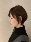 奥行きショート　耳かけショート　マッシュ　ショートカット