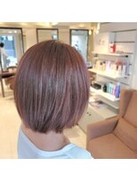 タヤ 経堂店(TAYA)&nbsp;大人可愛い20代30代40代黒髪前下がりボブ小顔丸みショート