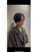 切りっぱなし/小顔ボブ
