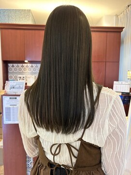 ブランシェ JR勝川駅南口店(BRANCHE) オリーブベージュ×髪質改善ストレート