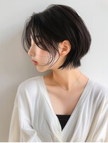 ラベストクズハ(LOVEST KUZUHA)&nbsp;ショートボブ/韓国風ヘア/前下がりショート/フェイスレイヤー