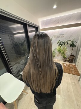 リシェイル(RICHAIR) バレイヤージュ　デザインカラー