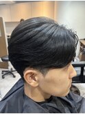 毛流れセンターパート
