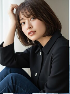 コトナ 越谷店 20代30代絶壁解消ひし形小顔前下がりショートボブ【越谷】