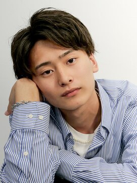 エルマーク 梅田(L-MARK) センターパート/ニュアンスパーマ/カルマパーマ/men's