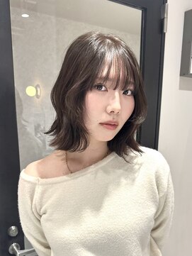 グリップ(GRIP) くびれボブレイヤー透明感アッシュグレージュ/ オオタユキ