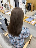 ルプラ アンテ(le-pla Ante)&nbsp;ブリーチなしダブルカラー×ミルクティーブラウン