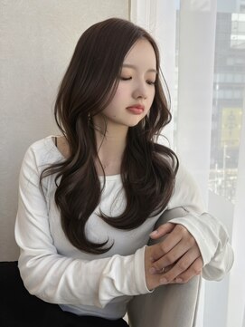 ジーナ 札幌(Zina) 髪質改善*ミルクブラウン*顔周りカット*美髪*Zina札幌