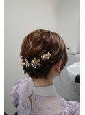 ゆるふわアップスタイル(肩につかない長さ)