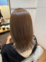 アニュー 大宮店(ANEW)&nbsp;ミルクティー×くびれレイヤーカット