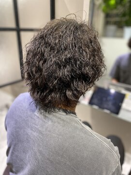 あお へあさろん メンズ ツイスパ/サーフカール