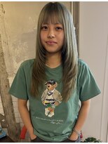 ブリコ(BRICO)&nbsp;グリーン×ロングレイヤー