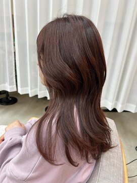 グラムテン 西尾店(gram) レイヤーカット_ウルフレイヤー_艶カラー_R8107
