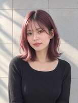 サロンドリアン(Salon de Lien) リアン 谷崎 ピンク系自然な感じのスタイル