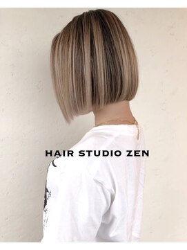 ヘアースタジオ ゼン(hair studio Zen) デザインハイライトMIX