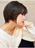 大人の小顔ショート
