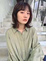 クラフト ヘア デザイン(CRAFT HAIR DESIGN)&nbsp;レイヤーウルフミディ × モーブバイオレット