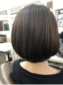 丸みが残る縮毛矯正