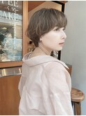 大人可愛いシフォンマッシュショート