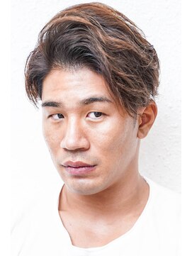 メイドマンバーバーショップ 西宮北口(MADE MAN BARBER SHOP) 【西宮初かりあげ専門店☆】フェードバーバー七三分け短髪パーマ