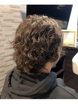 エグゼグティブクラブ 麻布十番(EXECUTIVE CLUB) ロング×パーマ＜理容室＞＜麻布十番/メンズ/バーバー/床屋＞