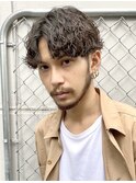波巻きパーマ/ツイストスパイラル/波巻きスパイラル/刈り上げ