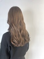 ロング／ベージュカラー