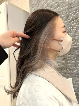 センスヘア(SENSE Hair) brown × white beige