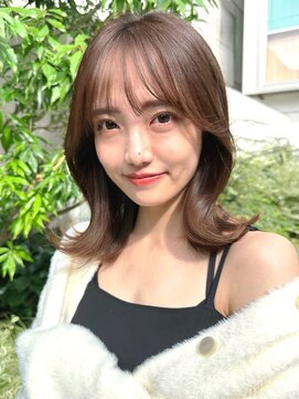 ミラリー トウキョウ(Mirareee Tokyo) 20代30代40代◎栗色波巻きミルクチョコレート艶感エギョモリ