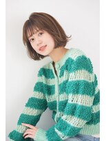 パール(PearL)&nbsp;【PearL】ハイライトカラー×抜け感ボブ