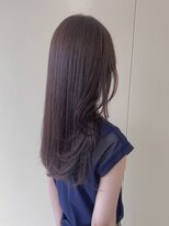 カシェ リタ ヘアー(CACHE'&RITA HAIR)&nbsp;韓国風レイヤー◯ロングレイヤー◯マロンベージュ◯こっくり