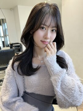 フォンズ(FONS) 大人可愛い憧れ韓国くびれヘア/顔まわりカットレイヤーカット