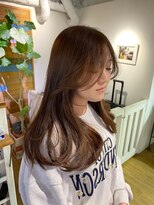 リノショアーズ 元町店(RINOSHORES)&nbsp;10代20代30代大人かわいい韓国風ミルクティーベージュ韓国ヘア