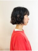 カジュアルボブパーマ