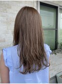【sui 富塚町】ロングレイヤー 明るめオリーブベージュ