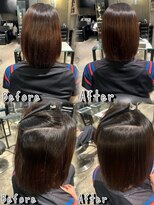 エノア 青山(ENORE)&nbsp;自然にまとまるウル艶縮毛矯正(飯田)