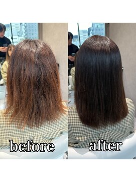 ルミス 銀座(Lumis) ストレートスタイル/艶髪/髪質改善/縮毛矯正/銀座/東銀座