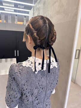 カケル(×.) タイトツイン/およばれアレンジ/ベロアリボンアレンジ