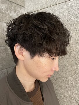 ニアウ 伊勢崎連取店(Niau) メンズマッシュシャドウパーマメンズパーマ