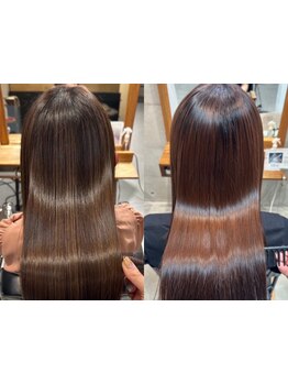 【髪質改善トリートメント/髪質改善酸性ストレート】カウンセリング重視!髪質・仕上がりに合わせて薬剤選定