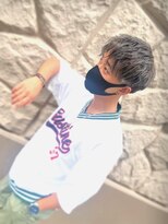 フレイムス ヘアアンドリラックス 赤羽店(Frames hair&relax)&nbsp;グレージュツーブロックショートかき上げ