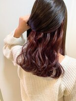 ライフ 星田店(Lyfe)&nbsp;イメチェンインナーカラーピンク_セミロングレイヤーカット_276