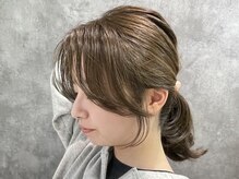 結ぶだけで“可愛い*[津田沼/津田沼駅/韓国/レイヤーカット/顔周りカット/前髪カット/韓国風カラー]