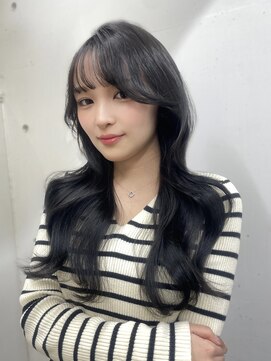 シーン(seen) 【ダークグレージュ】ブルージュくびレイヤーカット透明感カラー