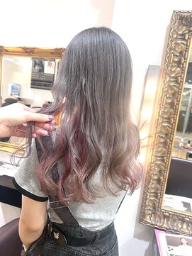 コワファースト  させぼ五番街店(COIFF1RST) グレージュ×ピンク