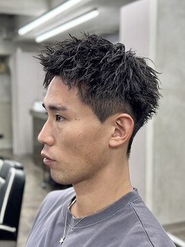 ニコ トウキョウ ロジック(nico TOKYO Logic) 刈り上げアップバングスパイキーショートパーマスパイラルパーマ