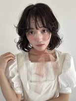 シエカ(CIECA.)&nbsp;小顔/オリーブグレー/ココアベージュ/黒髪/レイヤー